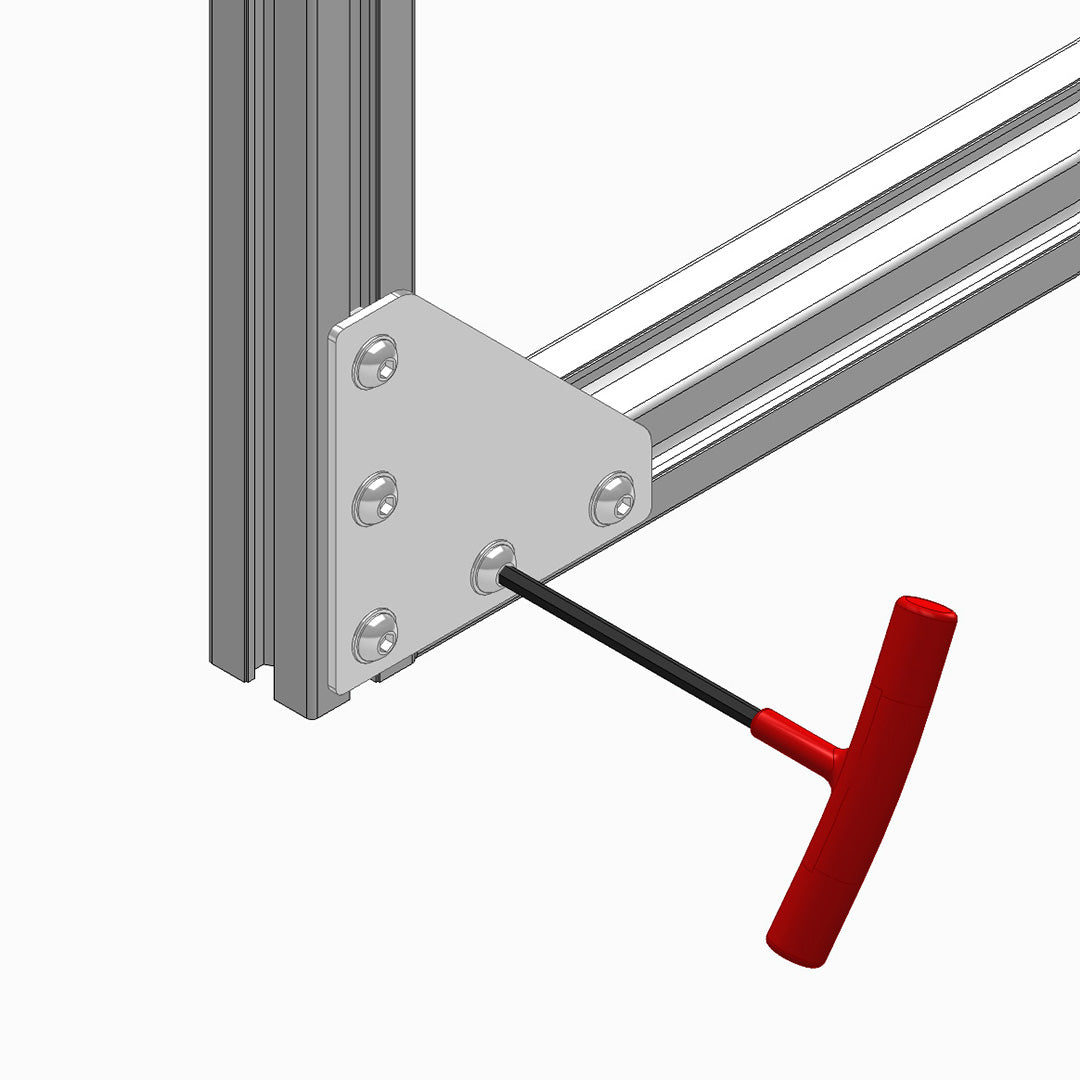 Steel Reinforce Connection Bracing Plate L-Type