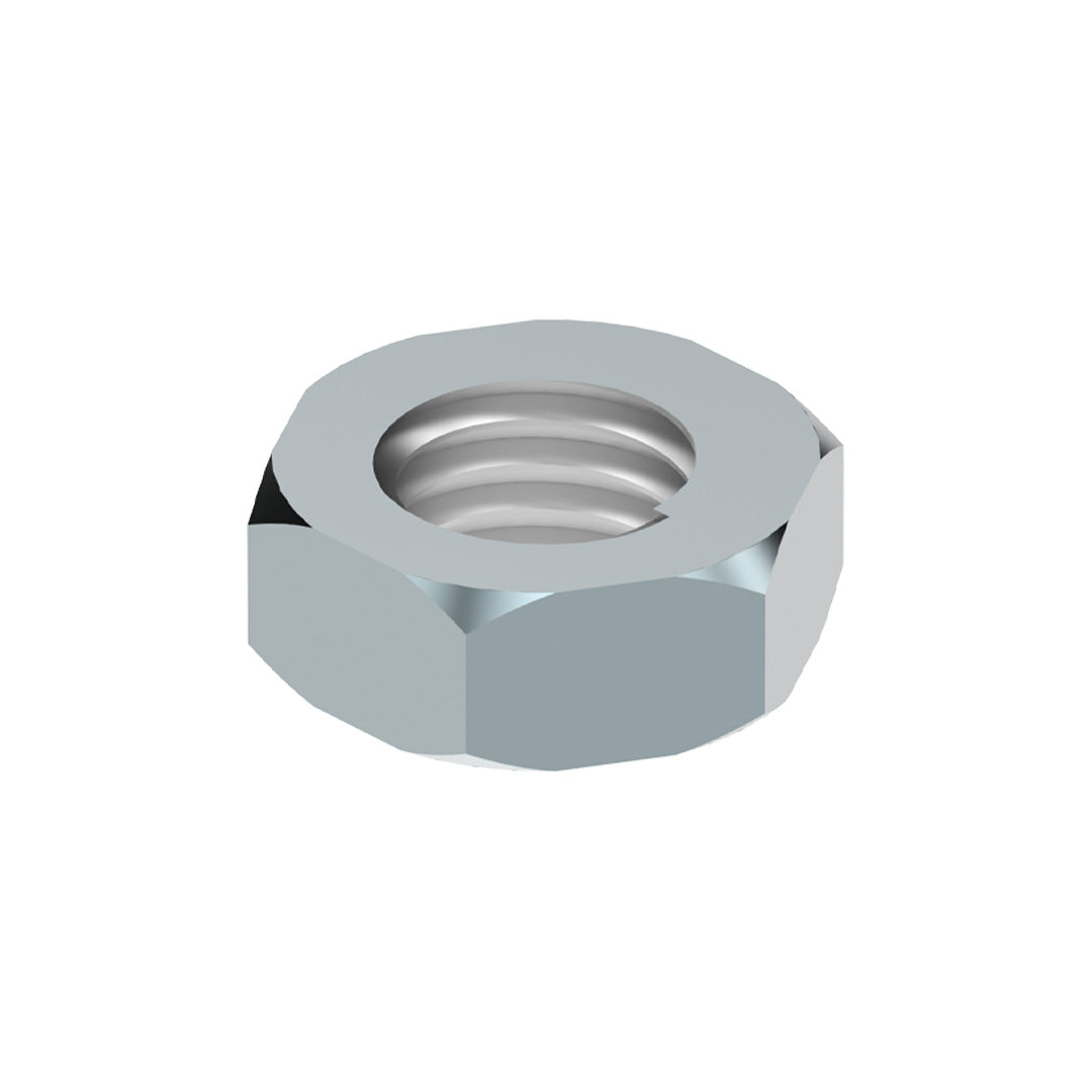The M6 Hex Nut works perfectly for general purpose mounting and construction applications nuts are typically tightened with a wrench or socket.