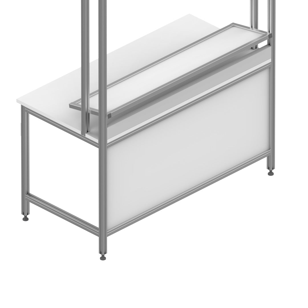 Under-Bench Privacy Back Panel