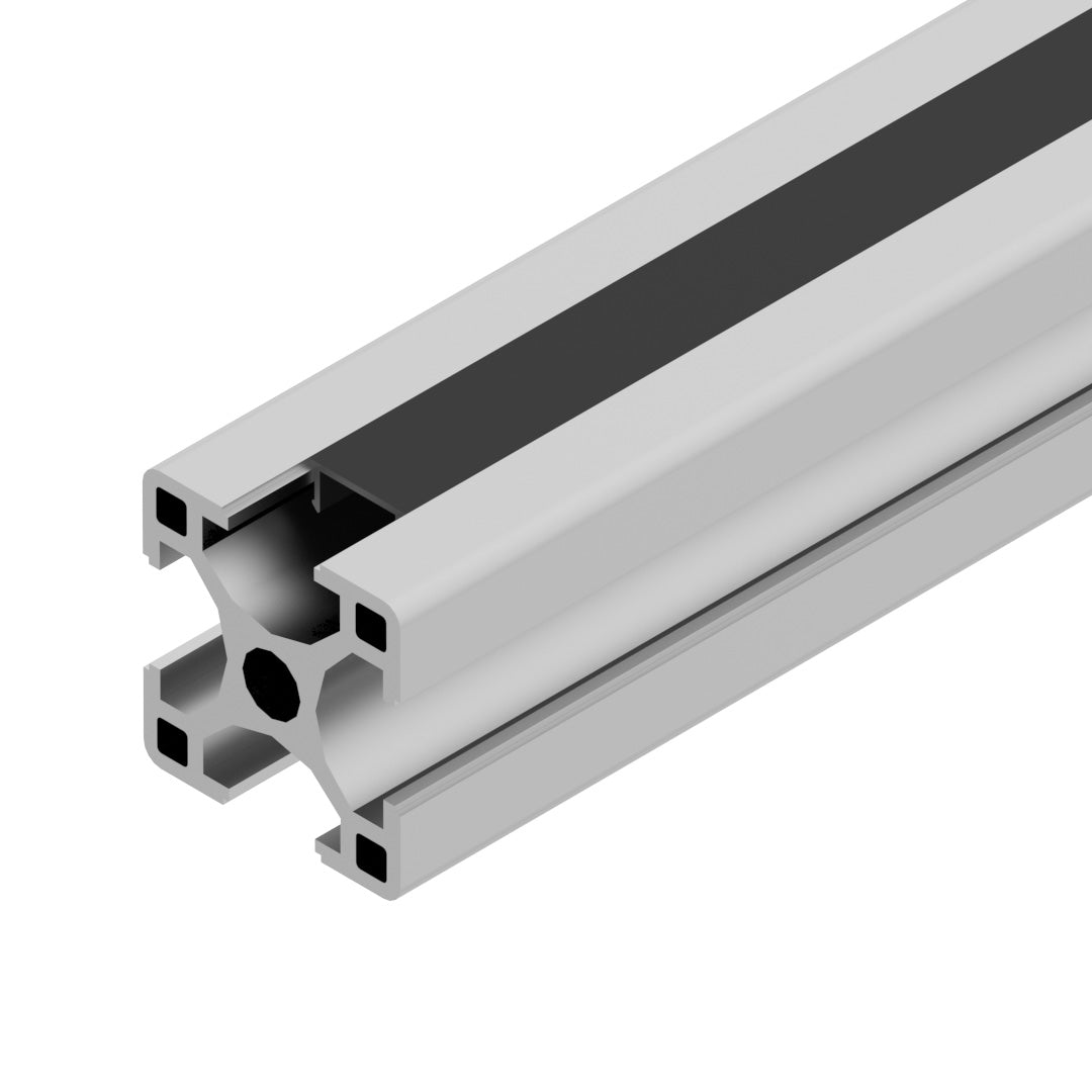 AME System T-Slot profiles cover strip, slot 10, hides electrical cables inside the groove, enhances appearance T-slot profiles frame in assembly