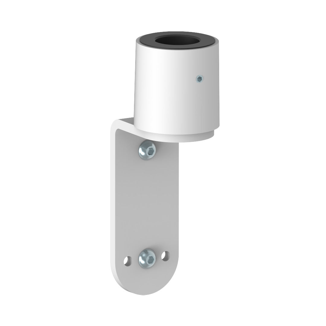 Heavy-duty articulating LCD monitor attachment for the arm.