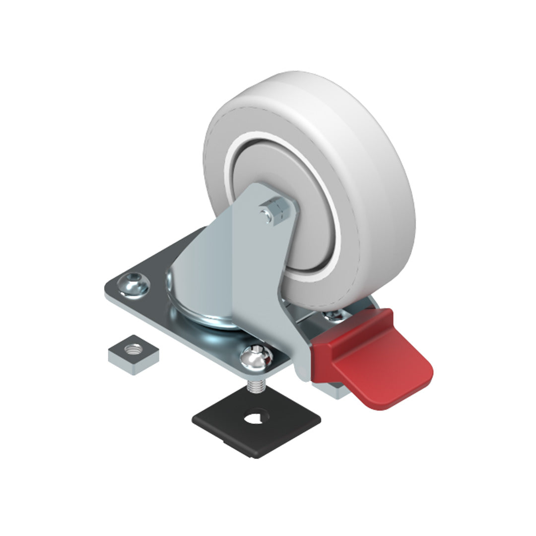 Plate Mount Castor Wheel Ø100mm