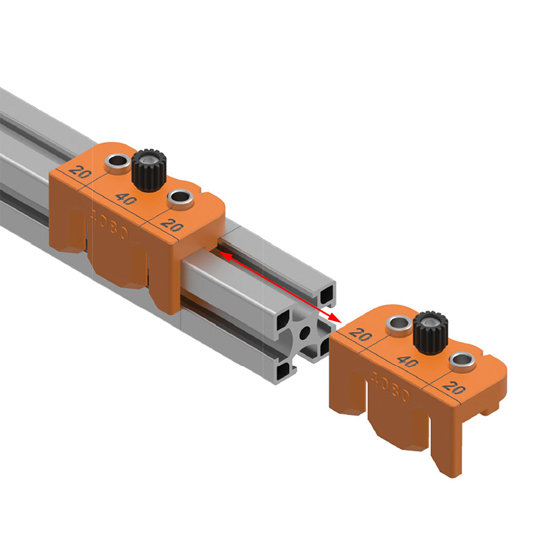 Drilling Jig 8mm for 30 and 40 series profiles