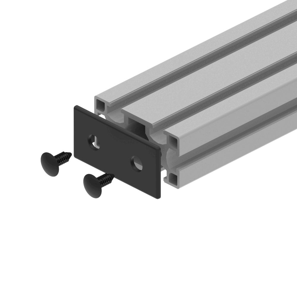 AME System | PVC T-Slot Profile Endcap 30x60